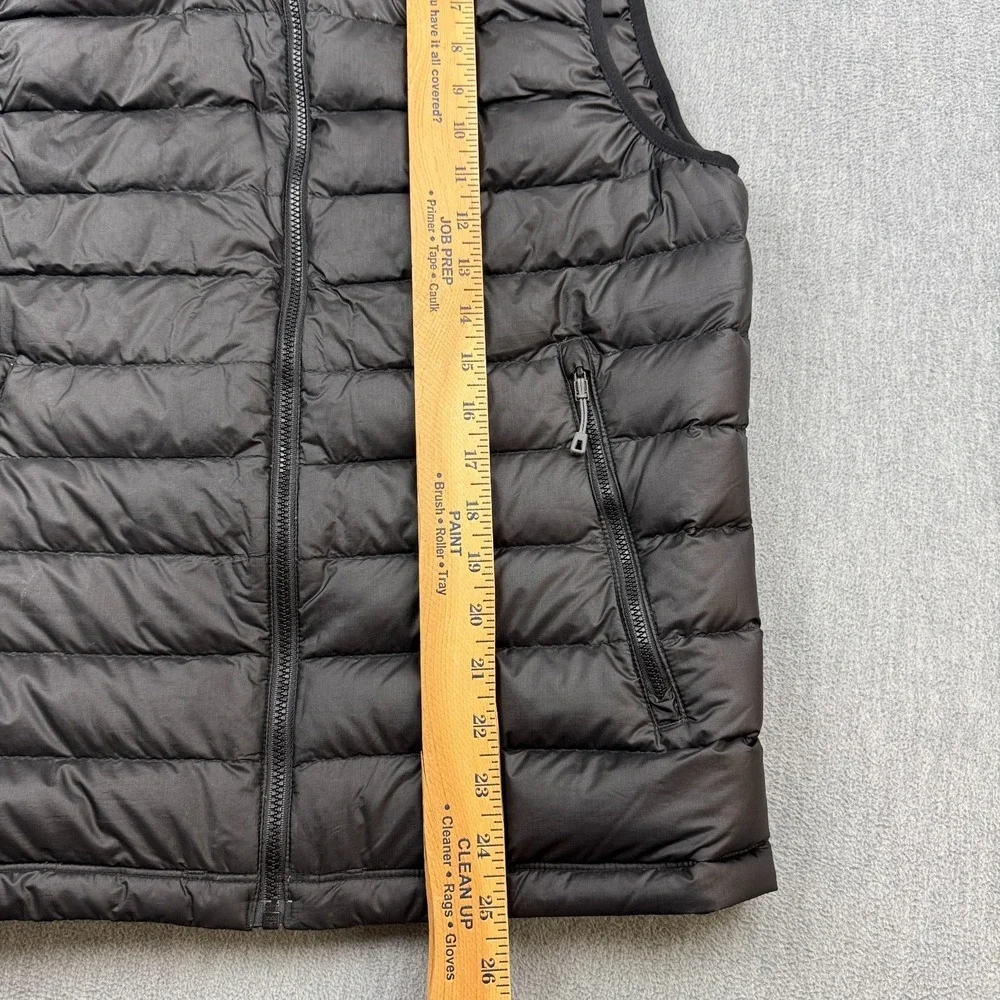 Patagonia Down Sweater Vest Men Small Black Puffer Insulated Full Zip Coat 84622